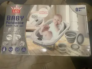 Baby Foldable Bath Tub – 5-in-1 With Intelligent Temperature Display