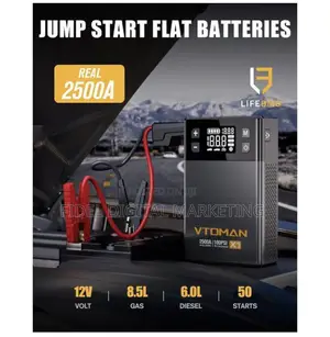 VTOMAN X1 Entry-Level 2-in-1 Jump Starter With Tire Inflator