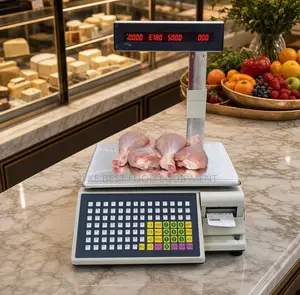 Electric Computing Scale With Printer