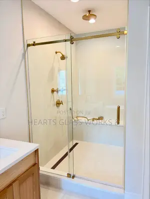 Slide Shower Cubicle Installed With 10mm Toughen Glass