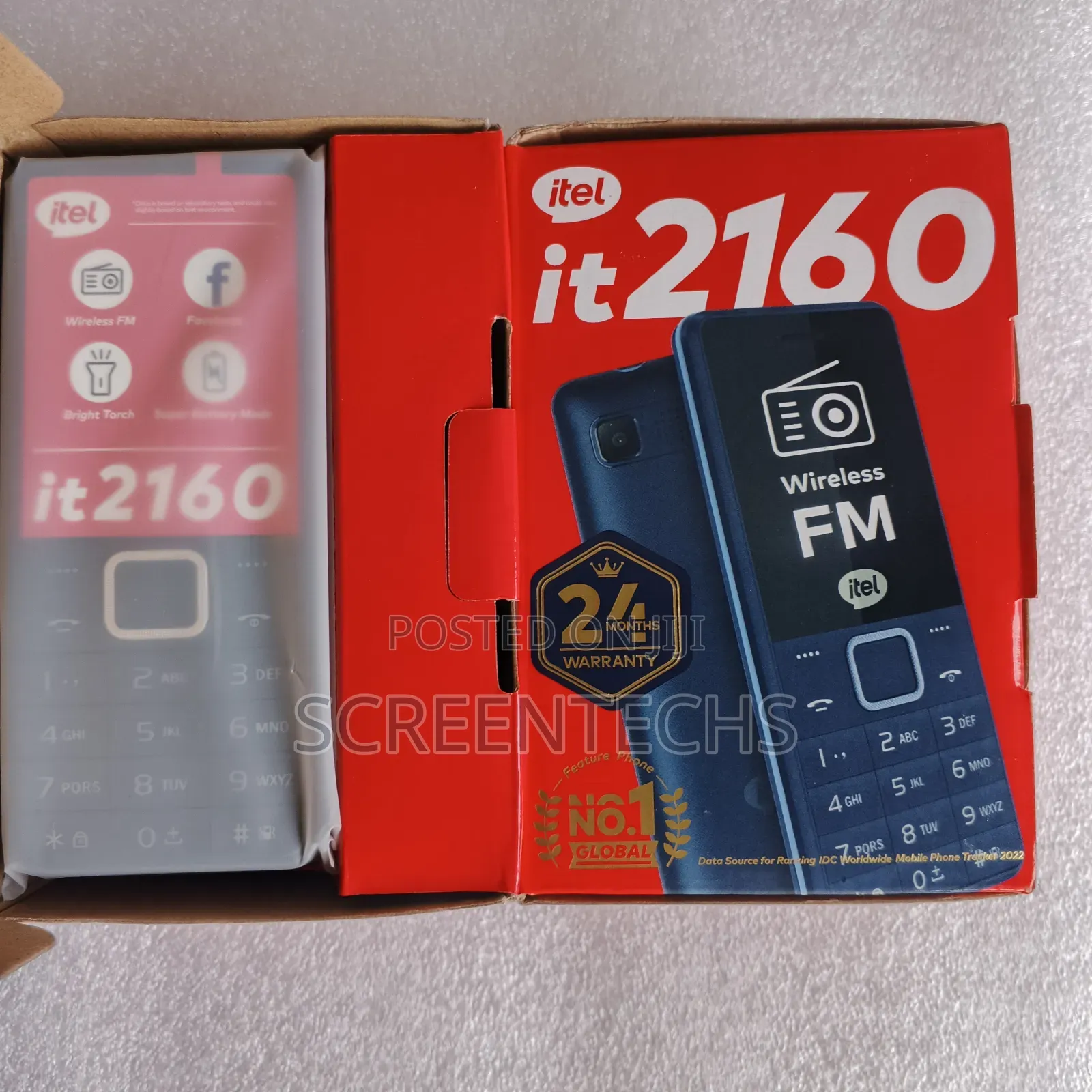 New Itel it2160 Black