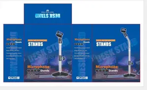 DESK MICROPHONE STAND - Heavy Duty Gooseneck Type