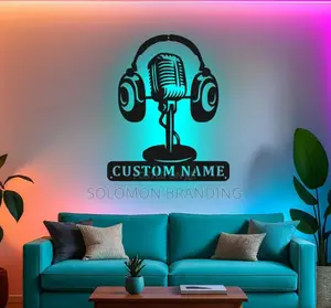 Customized Metal Art Sign With RGB LED Backlight
