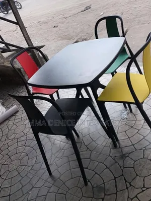 Modern Outdoor Dining Table Chairs Set