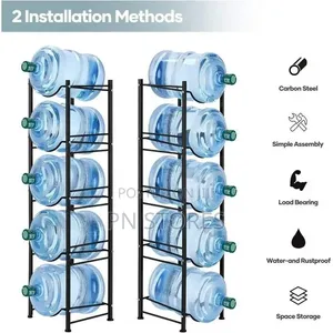 Water Dispenser Bottle Rack Holder - 5 Layers