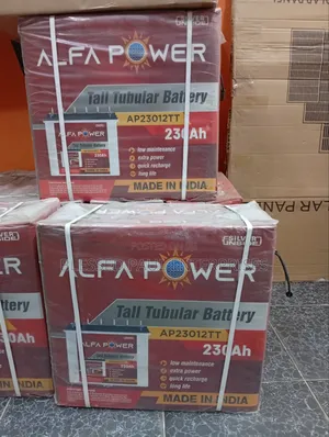 230ah 12v, ALFA POWER Tubular Battery