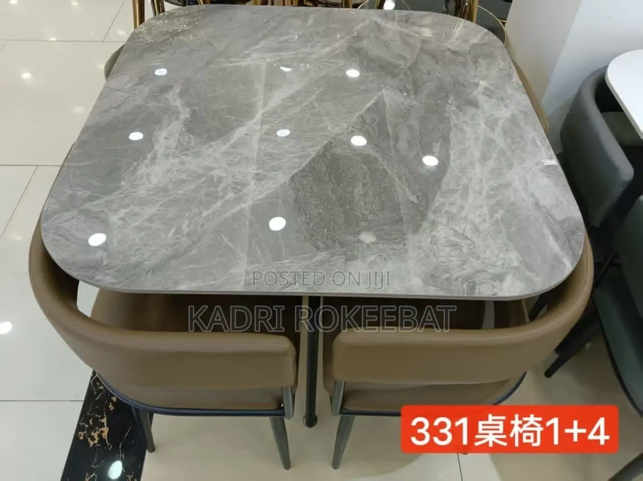 4pcs Marble Dining Set