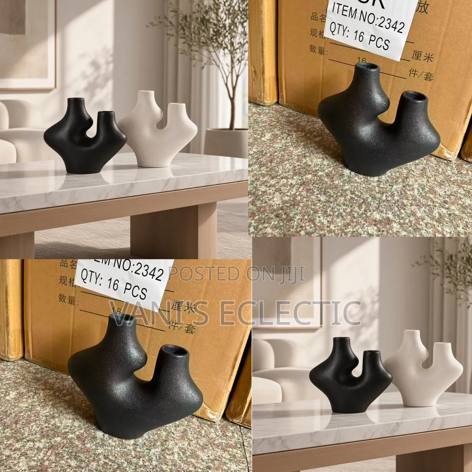 Modern Minimalist Ceramic Vases