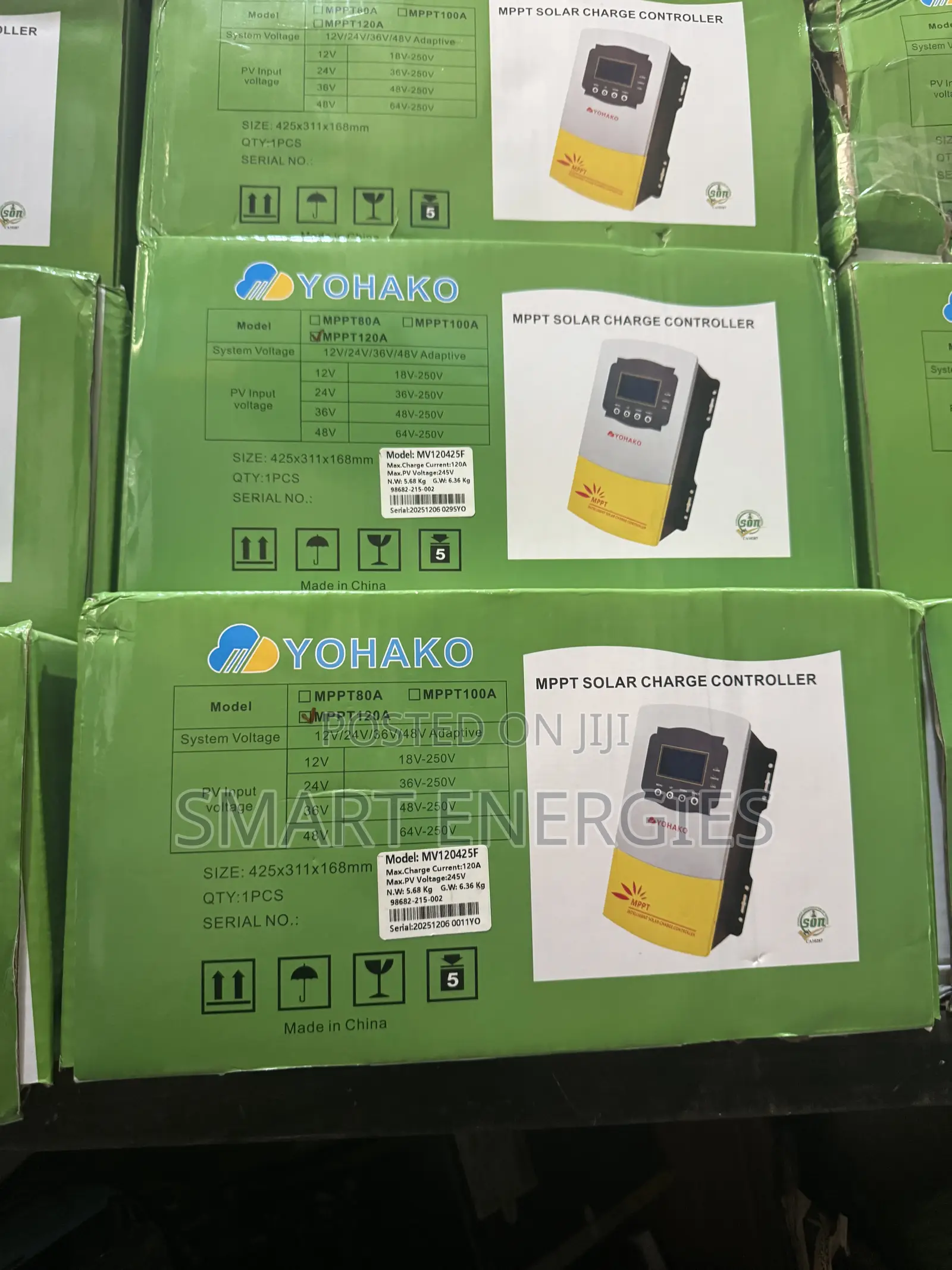 120Amps MPPT Yohako Solar Cgarge Controller