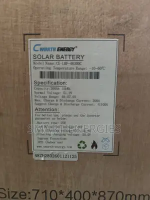 15kwh 48V Cworth Lithium Ion Battery