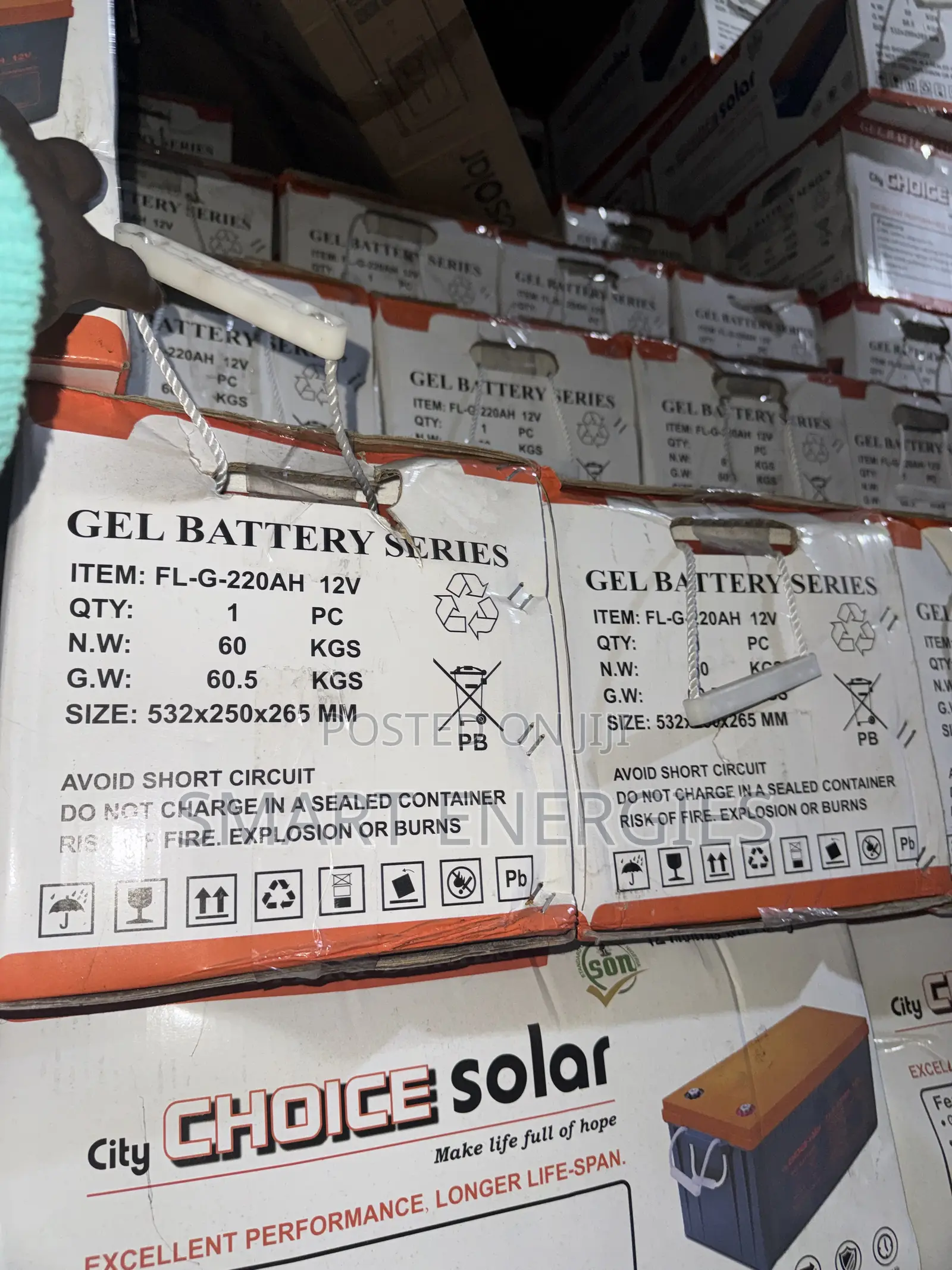 220Ah Choice Dry Cell Solar Battery