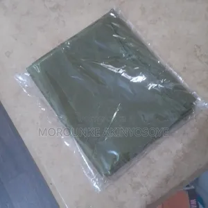 Green Satin/Silk Wrap