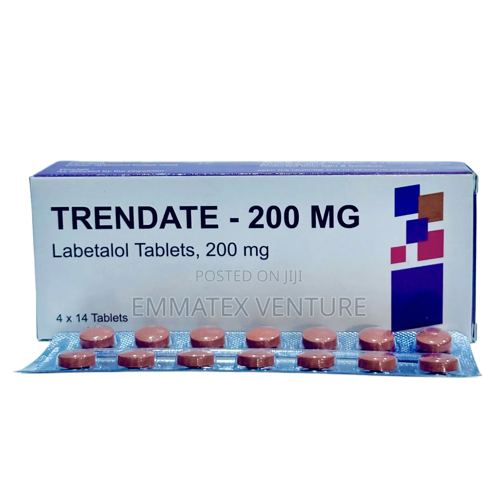 Trendate 200mg Tablet (Labetalol) X56