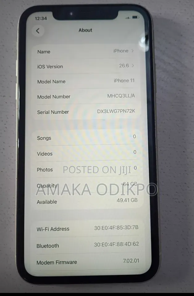 Apple iPhone 11 64 GB White