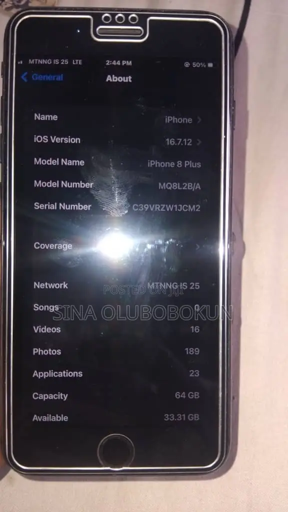 Apple iPhone 8 Plus 64 GB Black