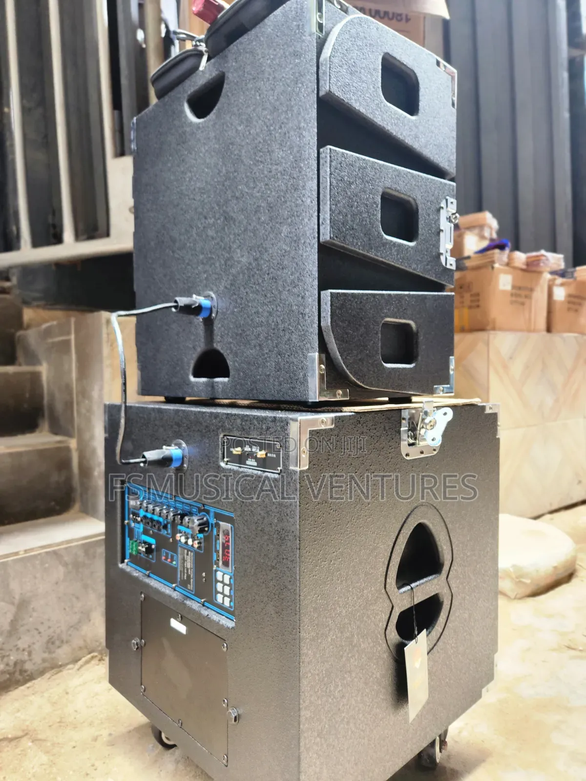 Original Professional Line Array System 3 Speakers and 1 Subwoofer