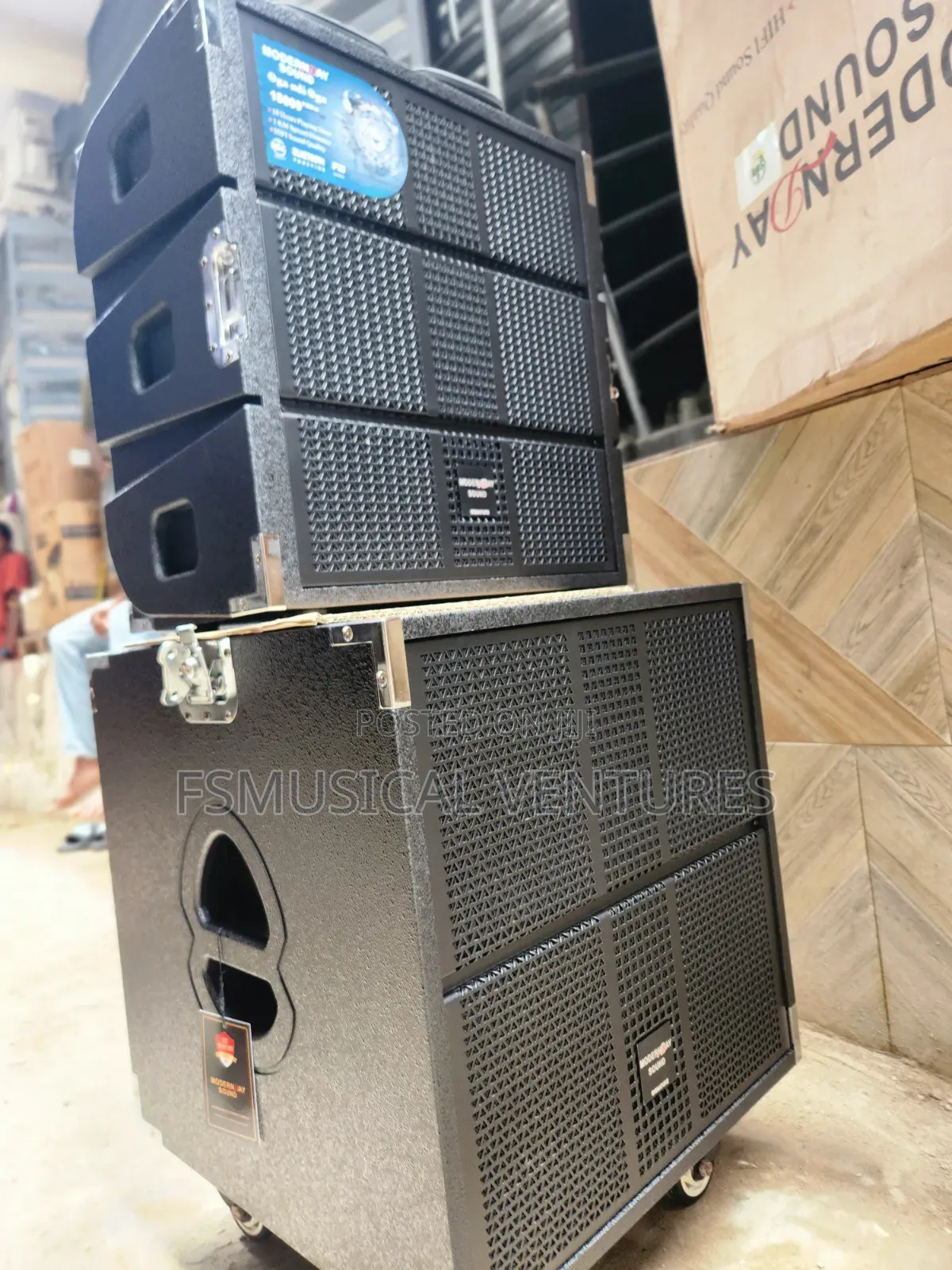Original Professional Line Array System 3 Speakers and 1 Subwoofer