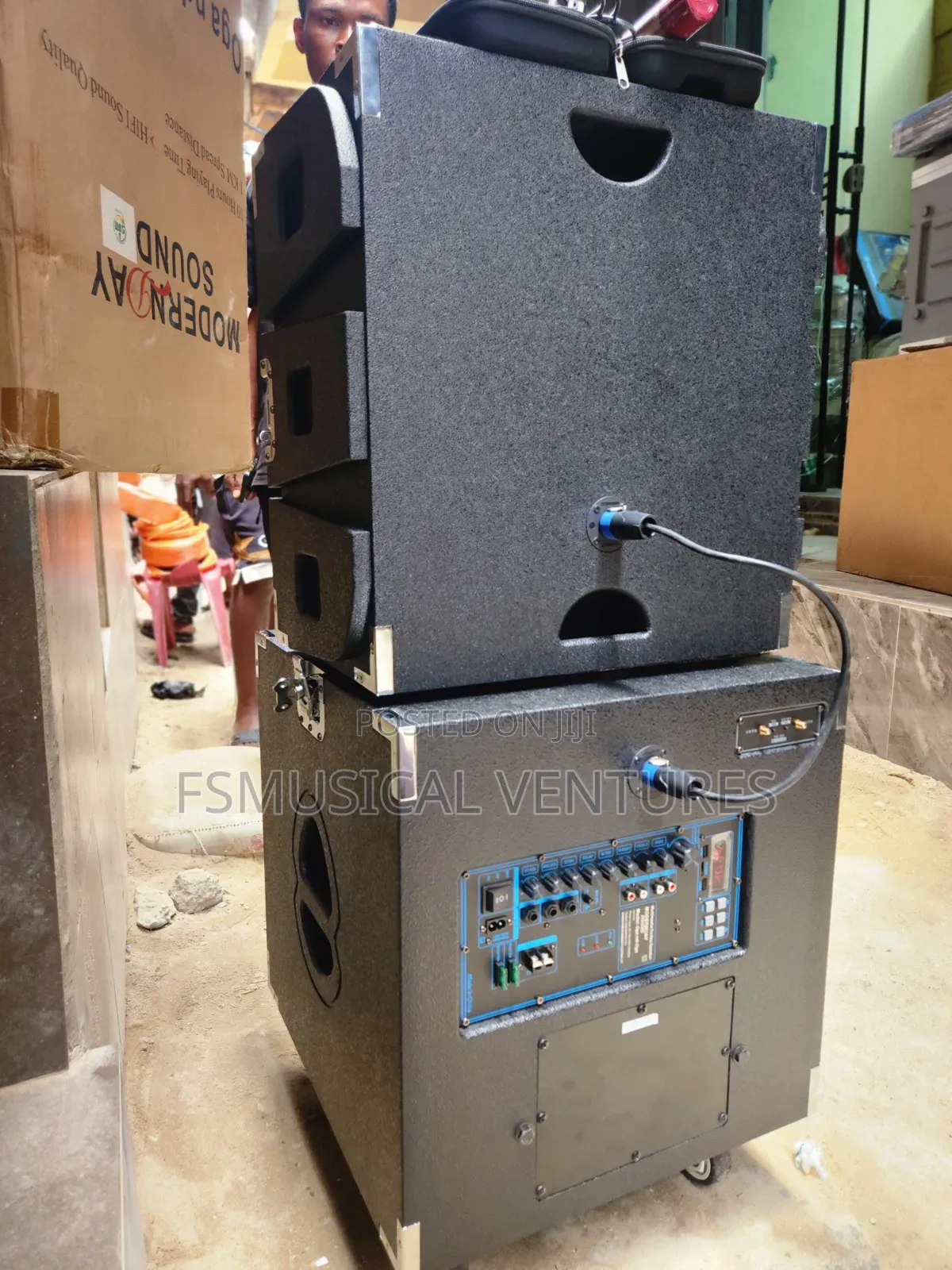 Original Professional Line Array System 3 Speakers and 1 Subwoofer