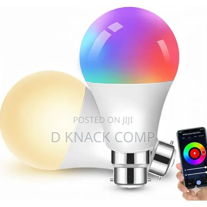 App Voice Control Smart Bulb 15W, B22 Energy Saving WiFi Light Bulb