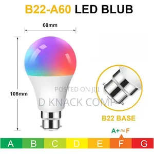 App Voice Control Smart Bulb 15W, B22 Energy Saving WiFi Light Bulb