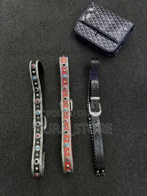 "Original Leather Stone Belts