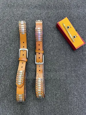"Original Leather Stone Belts