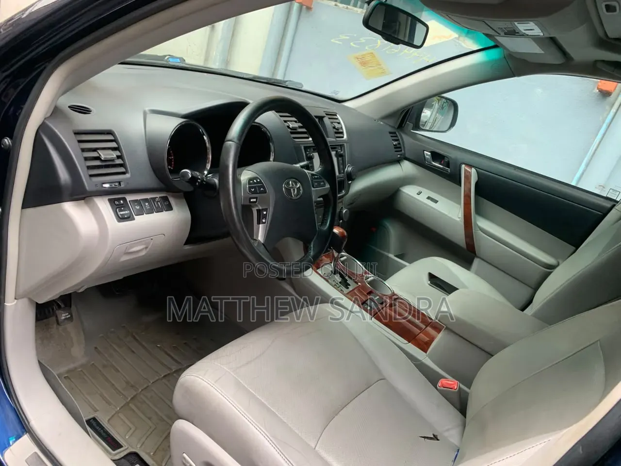 Toyota Highlander 2013 Blue