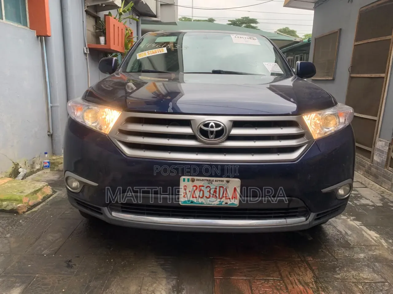 Toyota Highlander 2013 Blue