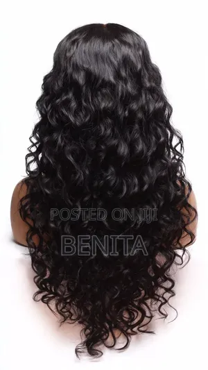 18 Inches SDD Curly Closure Wig - Human Hair - ₦ - Lagos