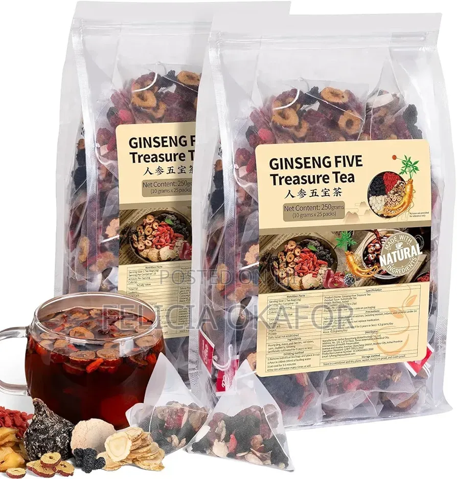 Five Treasures Ginseng Tea