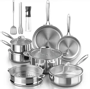 Stainless Steel Voniki Cookware Set T2mm7