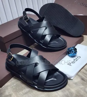 Pedro Criss-Cross Buckle Sandals in Size 40-46