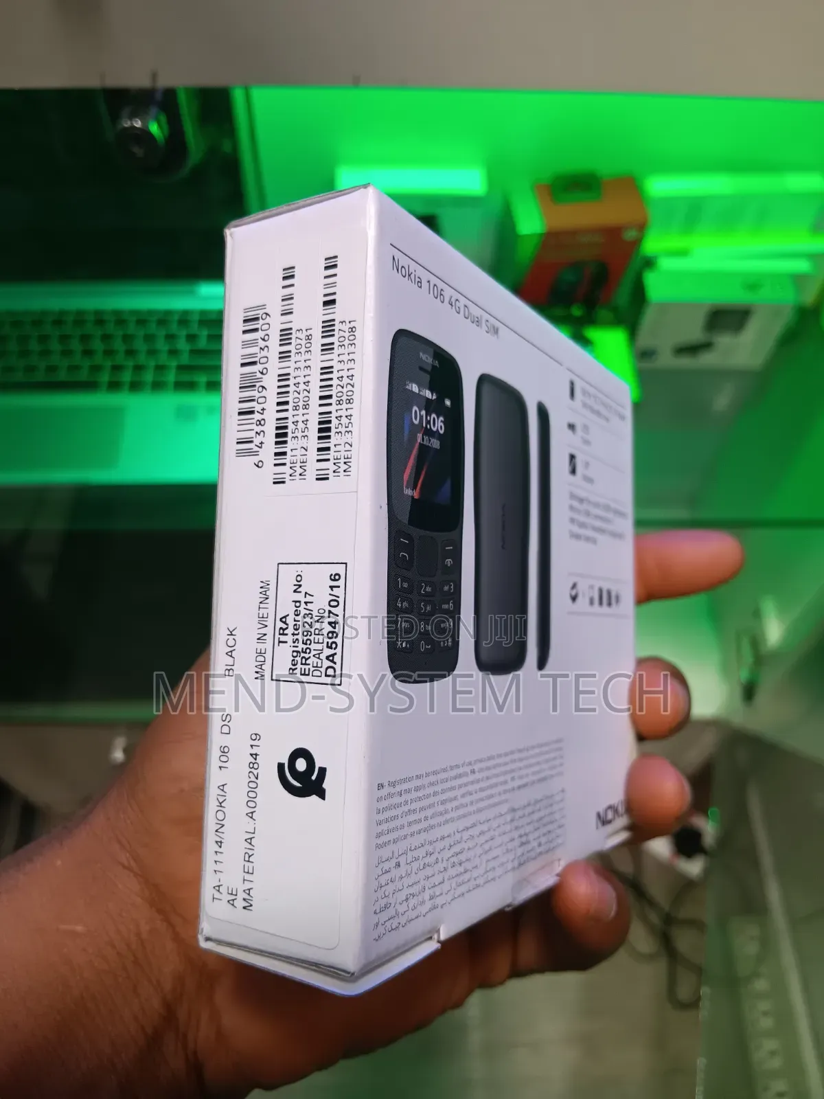 New Nokia 106 Black