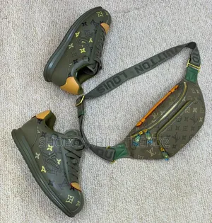 Lv Unisex Luxury Trendy Leather Sneakers
