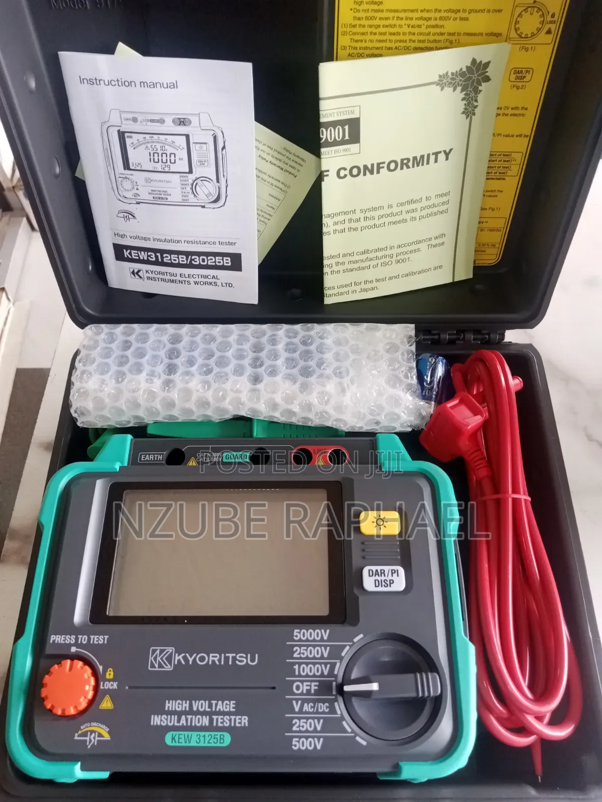 Kyoritsu Insulation Tester 5kva