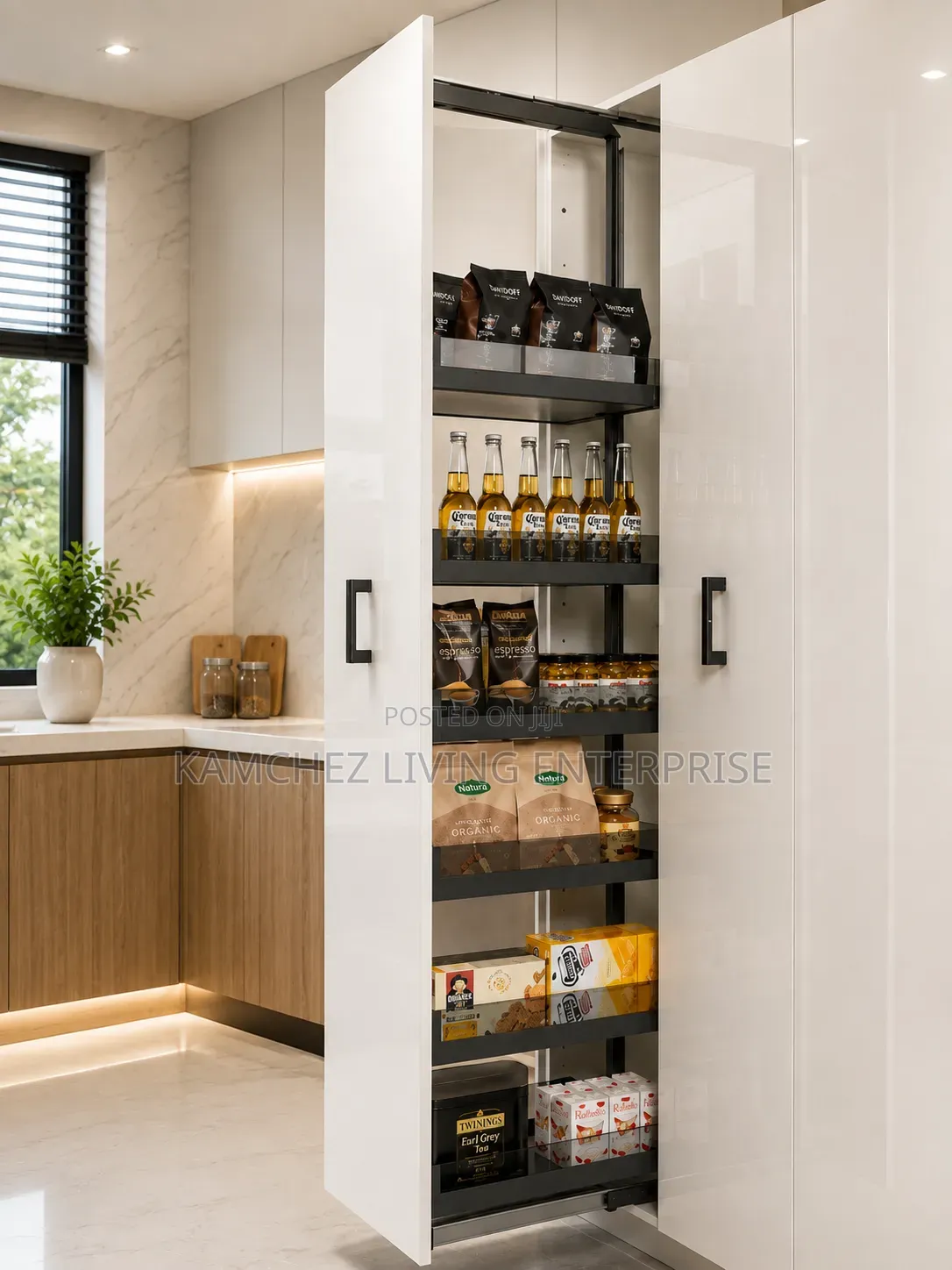 Quality Tall Pull-Out Kitchen Pantry Organizer
