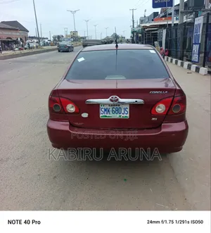 Toyota Corolla 2005 Red