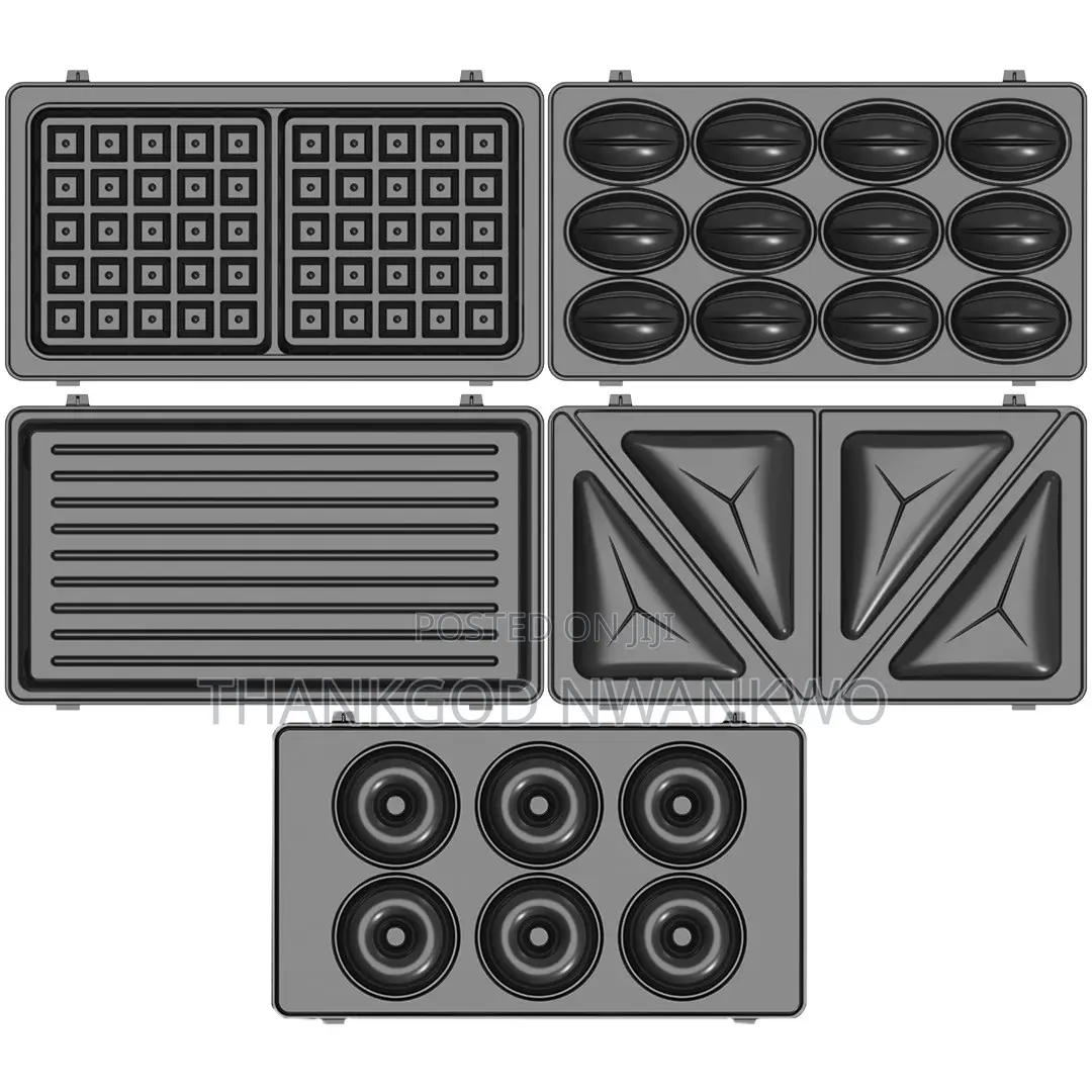 5 In1 Stirling Multi Snack Maker /Toaster