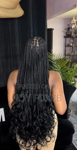 French Curls Braiding With Extension