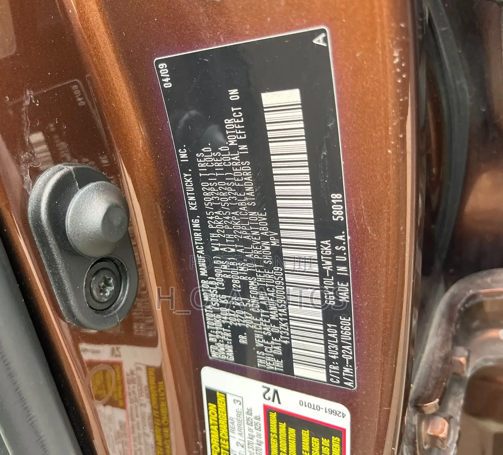 Toyota Venza 2010 Brown