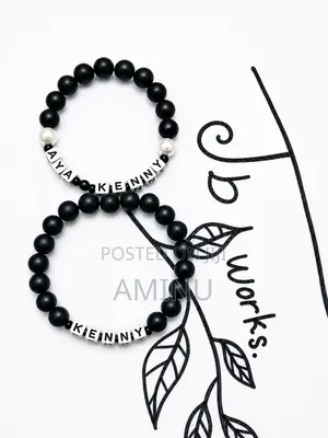 Customized Couple Bracelet Set.