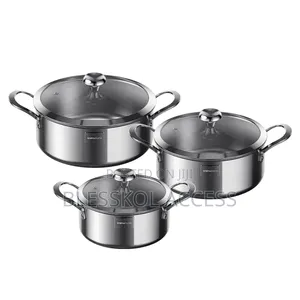 Oraimo Tri-Ply Set Durable Versatile Stainless Steel Cookware Set(6pcs