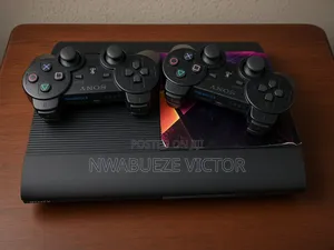 UK Used Play Station 3 Super Slim (PS3) With 2 Pads and 6 Games