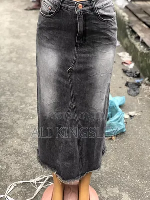 Thrift Jean Skirts