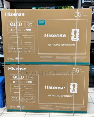 Hisense 55 inches Q6 Qled Smart TV Original With 2years Warranty