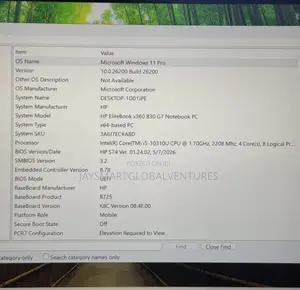 Laptop HP EliteBook 830 G7 16GB Intel Core i5 SSD 512GB