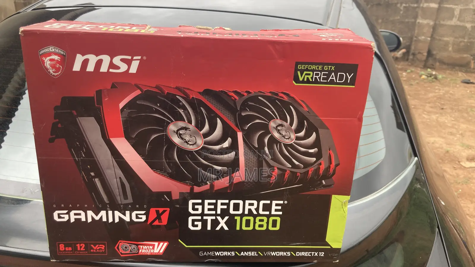 MSI GeForce GTX 1080 GAMING X 8G Graphics Card (With Box)