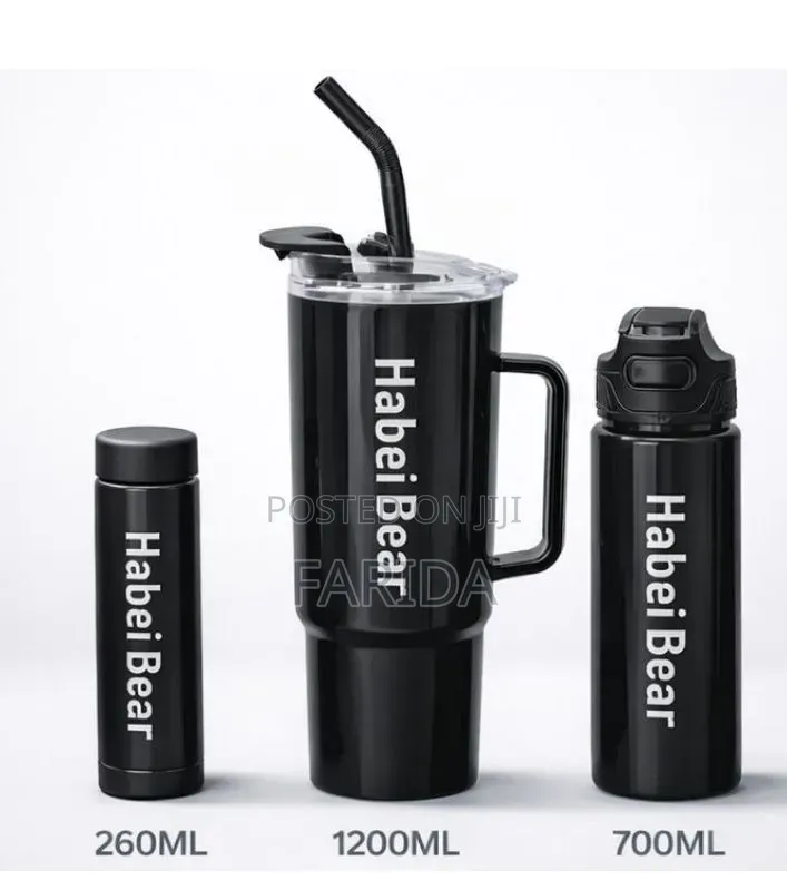 3pcs Large Capacity Plastic Water Bottles