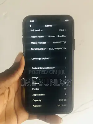 Apple iPhone 11 Pro Max 256 GB White