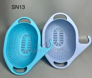12pcs Big Size Plastic Sieve Strainer